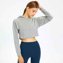 lulu autumn winter new loose leisure sports even cap sweatshirt womens headshirt long sleeve running fitness yoga dresses