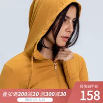 lulu original professional yoga sports jacket womens long-sleeved hooded running spring and autumn fitness clothes top jacket women