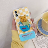 星熙 Apple, мультяшные милые шахматы, совместимая трубка, iPhone12 Pro, iPhone 11, силиконовый чехол для телефона, защитная сумка, с медвежатами, iphone, новая коллекция, 8plus, защита при падении