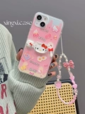 Hello kitty, apple, мультяшный трехмерный совместимый iPhone 13, чехол для телефона, брендовый милый iPhone14 Pro, силиконовый защитный чехол, iphone, 14promax, защита при падении