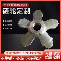 Bearing Sprockets Customizable Double Pitch Roller Sprockets Industrial Transmission Metal Transport Sprockets Carbon Steel Transmission Sprockets