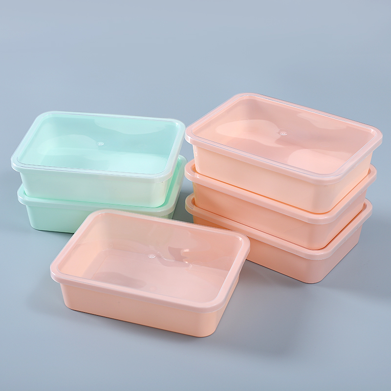 Three-Compartment Underwear Packaging Box for Children and Women, Plastic Transparent Pp Compartmentalized Underwear Storage Box