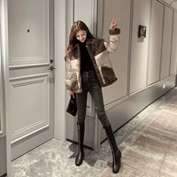 Пуховик, бархатная куртка, 2020 года, в корейском стиле