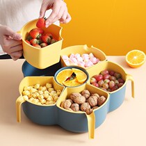 New year snack plate candy box dried fruit box living room new Chinese creative snack pot simple modern storage box