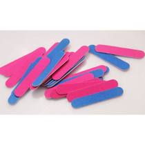 100 pieces of double-sided nail files disposable sandpaper small manicure strips manicure shaping frosted mini