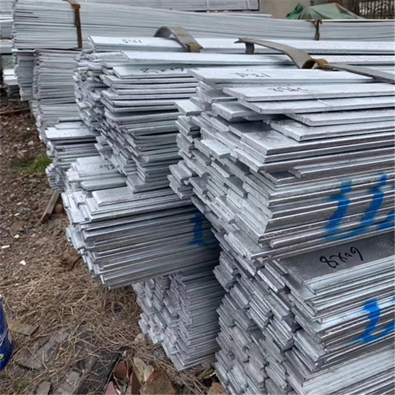 Galvanized flat steel 40 * 4 galvanized flat steel 50 * 5 galvanized flat steel 60 * 6 galvanized flat steel 80 * 8 flat steel
