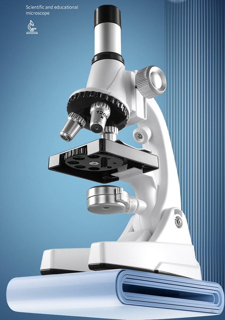 Детский набор научный эксперимент 儿童小学生光学显微镜初中生科学实验儿童套装家用高清益智玩具
