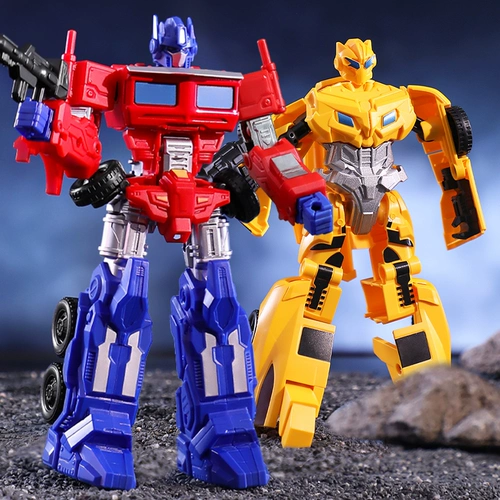 Металлический трансформер, транспорт, игрушка, Бамблби для мальчиков, робот, Кинг-Конг