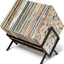 Vinyl record storage rack CD record display rack European style detachable magazine storage rack