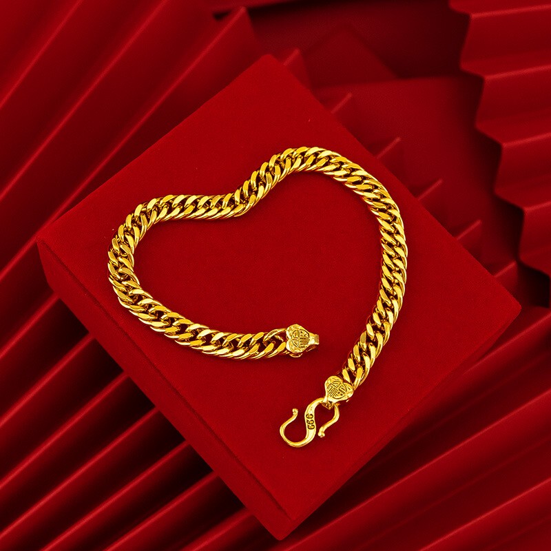 Copper Alloy Bracelet, Copper Alloy Fashion Statement Bracelet, Classic and Elegant Plain Style Bracelet, 2024 New Model for Women, Boss Style