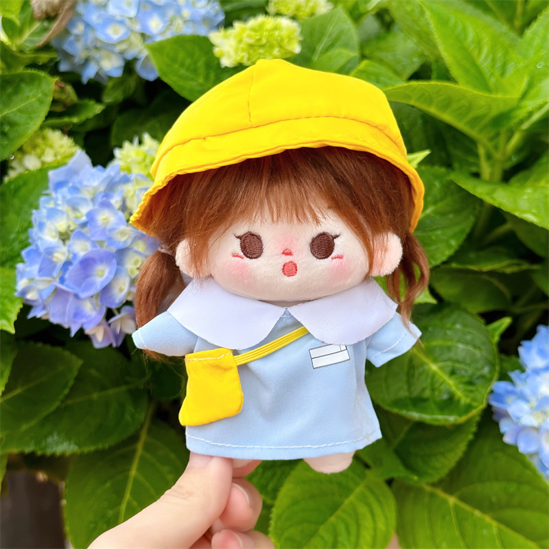 10cm娃衣幼稚园校服可爱超萌棉花娃娃努努海星体正常体自嘲熊衣服