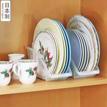Japan Imported Kitchen Cutlery Storage Rack Plastic Bowl Tray Rack Dinner Plate Rack Lid Rack Kitchen Shelve Dish Rack