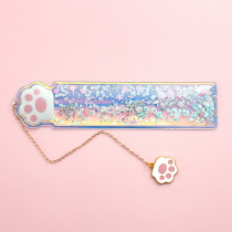 Girl heart pink drawing childrens day liquid floating measurement twelve constellations into the oil line quicksand ruler