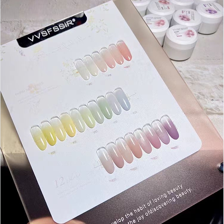 Vvs New Style Black and White High-Saturation 3D Painting Gradient Nail Polish Gel for Nail Salons