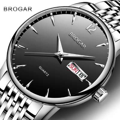 男士手表全自动机械表2020新款钢带防水十大品牌石英霸气潮流男表