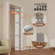 Snd New Model Adult Metal Pull-Up Bar Multifunctional Adjustable Wall-Mounted Home Fitness Pull-Up Trainer Non-Slip