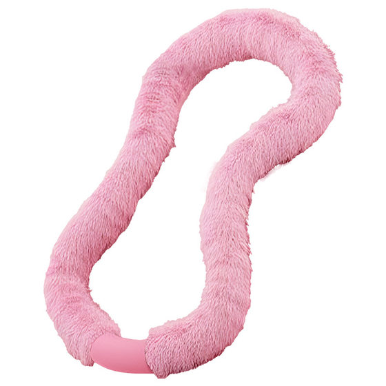 Snd Imitation Rabbit Fur Weighted and Thickened Hula Hoop for Home Use, Silent Soft Hula Hoop for Weight Loss and Abdominal Slimming, Spring Hula Hoop