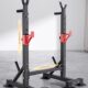 Home Bench Press Rack, Squat Rack, Indoor Fitness Equipment, Barbell Rack, Adjustable Width Bench Press Rack, Weight Bench