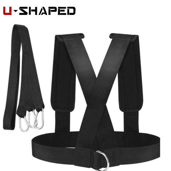 Resistance Sled Harness Resistance Vest Sled Harness Pull Belt Vest Running Training Fitness Accessories