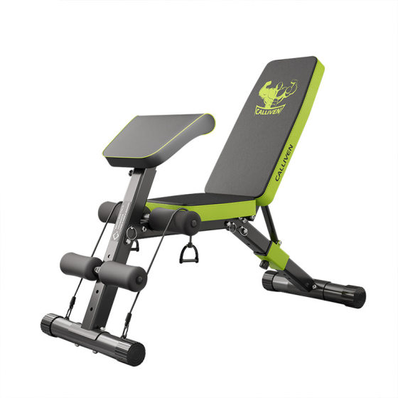 Multifunctional Dumbbell Bench, Fitness Chair, Bench Press Bench, Home-Use Sit-Up Auxiliary Fitness Equipment, Foldable Preacher Bench