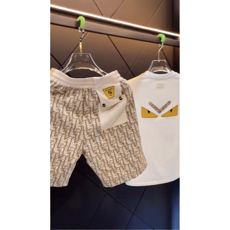 Suitable for Mufendi Men's Clothing 2026 New Summer Casual Suit Men's Shorts Short-Sleeved T-Shirt Two-Piece Set