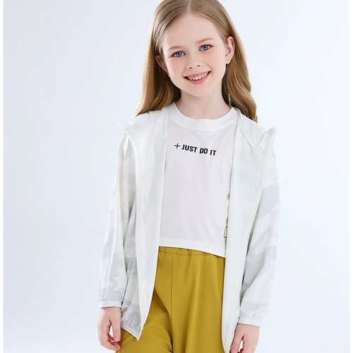 Летняя легкая и тонкая шелковая одежда для защиты от солнца, семейный стиль, защита от ультрафиолета