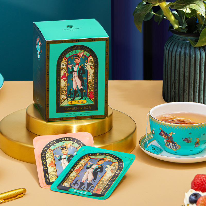 blanbunny Bran Rabbit Twelve Tea Song White Peach Oolong Tea Bag Tea Combination Fruit Tea Bag Gift Box
