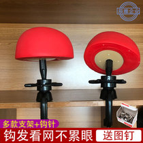 Hand hook wig head mold practice hook wig making tool special can pin rubber half head mold hand woven model head