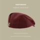 Шляпа хвост одиночная буква вперед hat-wine red