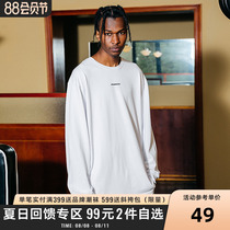 PRBLMS new generation LOGO print base base long sleeve T-shirt loose street long sleeve crew neck T-shirt