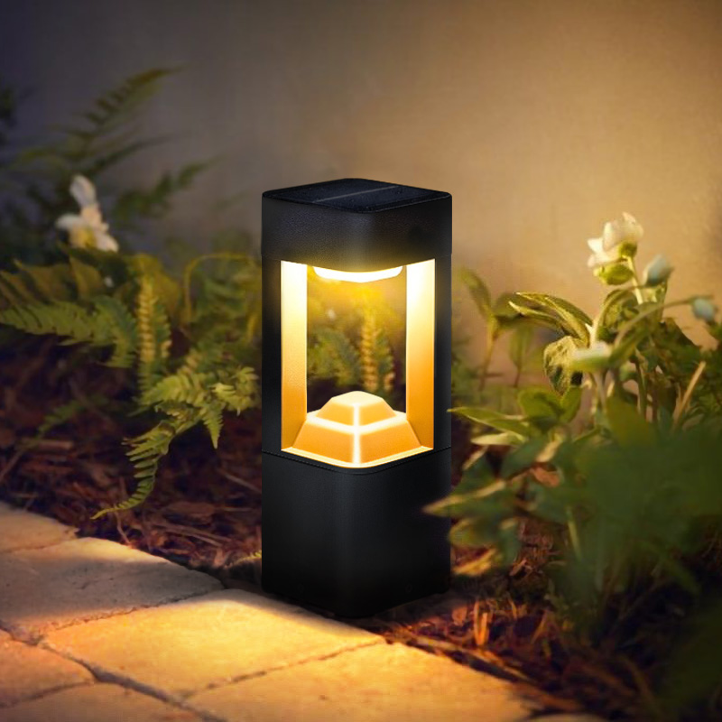 Grass Terrace Lamp Courtyard Lamp Solar Outdoor Lamp Garden Light Anti Water Grass Ground Floor Lamp Villa Yard Modern Minimalist Landscape
