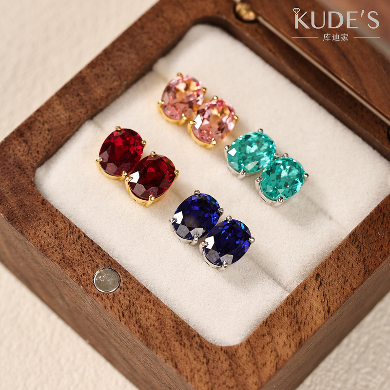【Kudi Jewelry】1.7 Carat Ruby Simple Ring, Light Luxury Original Design, Valentine's Day Gift, Chinese Valentine's Day Gift