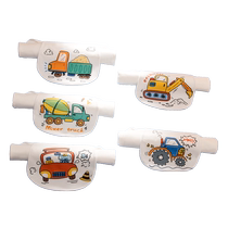 Sweat-proof towel for children pure cotton kindergarten with pad back sweat-absorbent towel baby thin gauze 2-3-4-5 years old child 1 summer