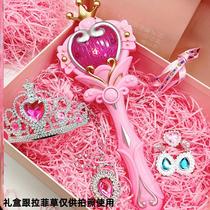 Magic wand girl children fairy boy girl heart Crown girl toy little magic fairy luminous suit Scepter