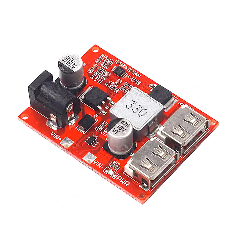 可调降压稳压电源模块板车载充电太阳能 3A 9V/12V/36V转5V