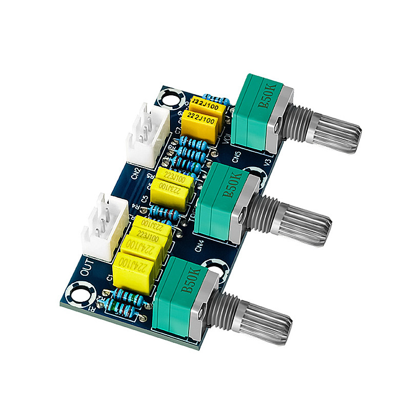 XH-M802 无源调音板前级板前置板音调板高低音调节HIFI发烧级成品