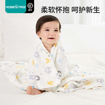 Habi Tree newborn baby bath towel super soft childrens autumn and winter thick large gauze cotton absorbent baby bath towel