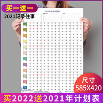 2022 365 days Daily punch-in month schedule Sunday course wall stickers creative postgraduate entrance examination time management study planning work Primary School students curriculum good habits to develop winter vacation self-discipline calendar
