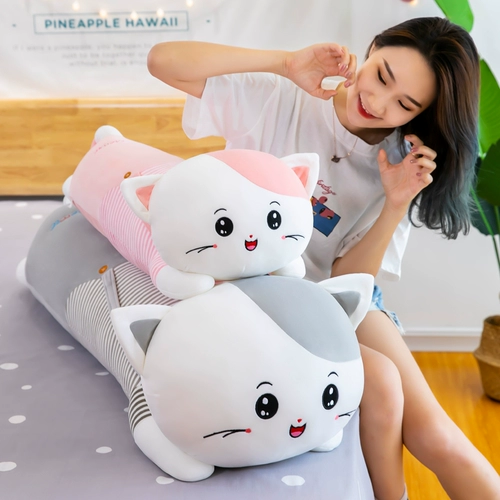 Милая плюшевая игрушка, большая кукла, подушка для сна, котенок, кот, подарок на день рождения