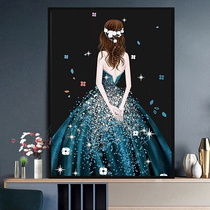 5d Diamond Painting 2022 New Wedding Dress Girl Cross Embroidered Bedroom Characters Wedding Series Point Sticker diamond embroidered
