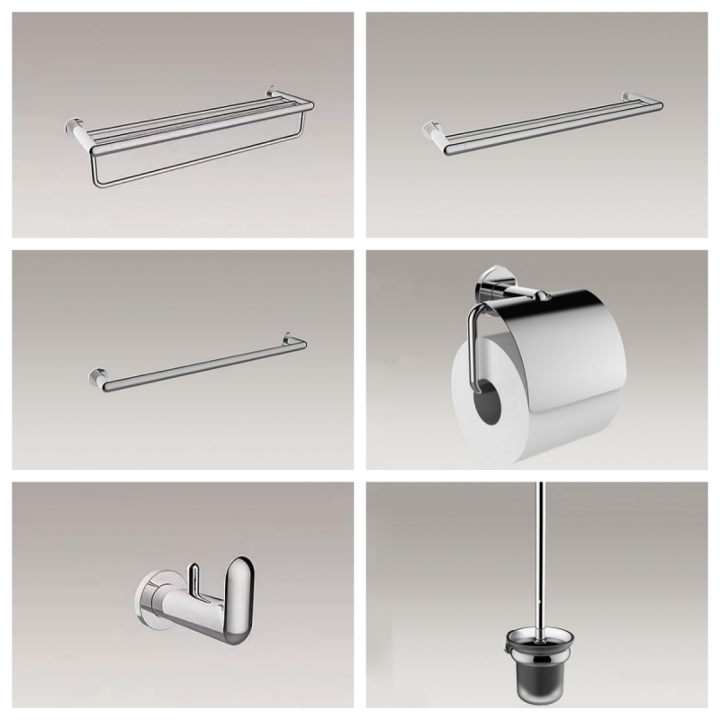 Kohler K-97896/97898/97897/97897/97882-Cp/Bl Kemei Towel Rack and Tissue Holder Kohler K-97896/97898/97897/97897/97882-Cp/Bl Kemei Towel Rack and Tissue Holder
