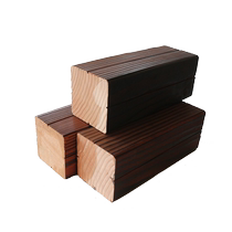 Douglas fir carbonized wood pillar material pillar courtyard grape trellis wooden house structure wooden outdoor promenade wooden square fence wooden door