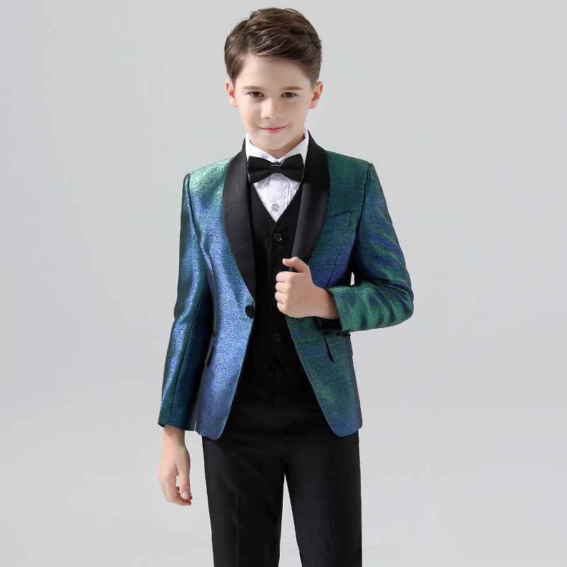 Children's Suite Costume Handsome English Flower Boy Dress Small Boy Show Host Show