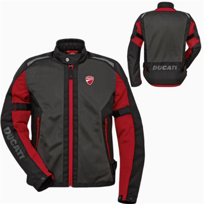 New Ducati Racing Suit Motorcycle Jacket Riding Suit Motorcycle Coat Gloves Equipment Summer Breathable Mesh
