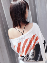  Sexy underwear shoulder strap thin belt cross underwear belt can be exposed seaside vacation BRA belt underwear accessories invisible belt