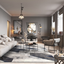 Nordic style carpet Living room small apartment Modern simple household coffee table carpet Hotel bedroom bedside carpet full floor