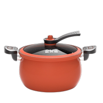 Oakes Pumpkin Pan Micro Pressure Cooker Home Stew Cooking Saucepan Small Pressure Cooker Gas Induction Cookware Stockpot