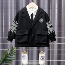 Boy casual suit jacket 3 years old boy Korean version handsome small suit foreign style 7 spring and autumn 8 dress 9 children suit