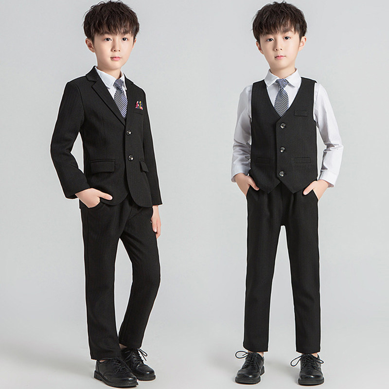 Boy suit suit 3 handsome 4 British 5 Children 6 Foreign school casual year-old dress 7 Male baby children suit 8