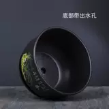 Цветочный горшок Керамика Большой прозрачный принесит фиолетовый песок с мультизоновым балконом.